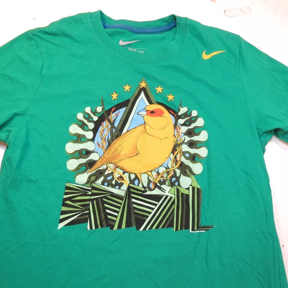 NIKE CBF BRAZILIAN FOOTBALL SOCCER BRAZIL BIRD TEE T SHIRT Mens M