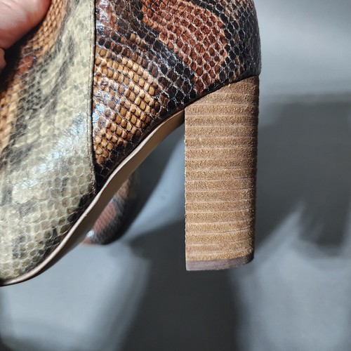 Size 6.5 Zigi Soho Women’s Harlan Ankle Boots Snake Print Pointed Toe - Picture 10 of 14