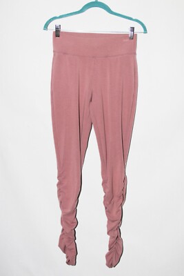 Alo Yoga Solar Ruched Sweatpant Mauve Pink Modal Soft size S | eBay