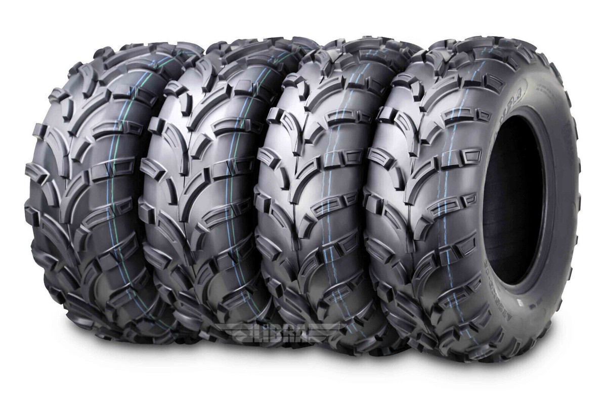04-12 Yamaha BIG BEAR 400 BRUIN 350 ATV Tire Set WANDA 25x8