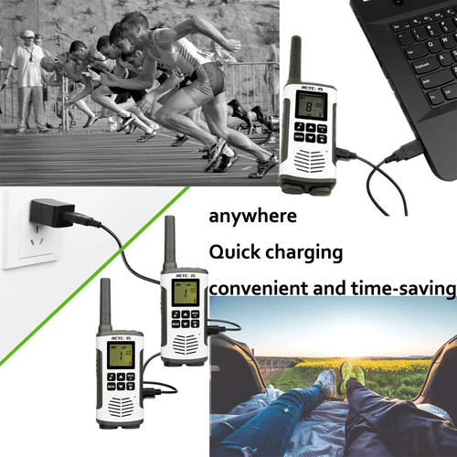 Retevis RT45 PMR446 Funkgerät Lizenzfrei 16 Kanäle Walkie Talkie Ostern Geschenk - Bild 5 von 11