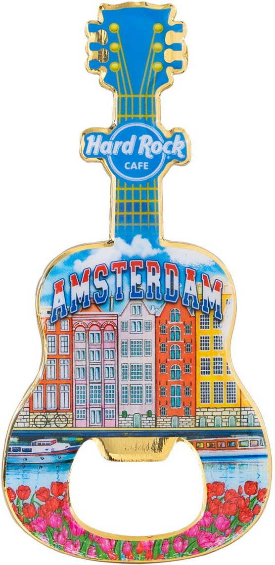 Hard Rock Cafe 2021 Guitar MAGNET Bottle Opener V20 --- You Pick