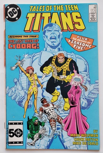 Tales of the Teen Titans #56 VF 1st Series SWEET COPY!!! - 第 1/8 張圖片