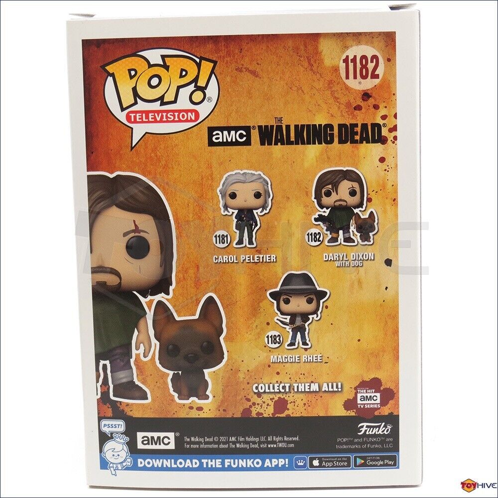 Funko Pop! The Walking Dead TV Daryl Dixon with Dog #1182 Funko Pop! The Walking Dead TV Daryl Dixon with Dog #1182