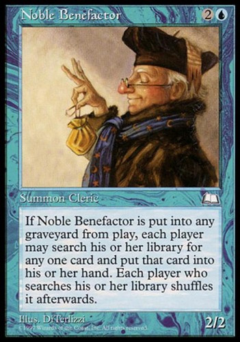 Noble Benefactor - Light Play MTG Weatherlight