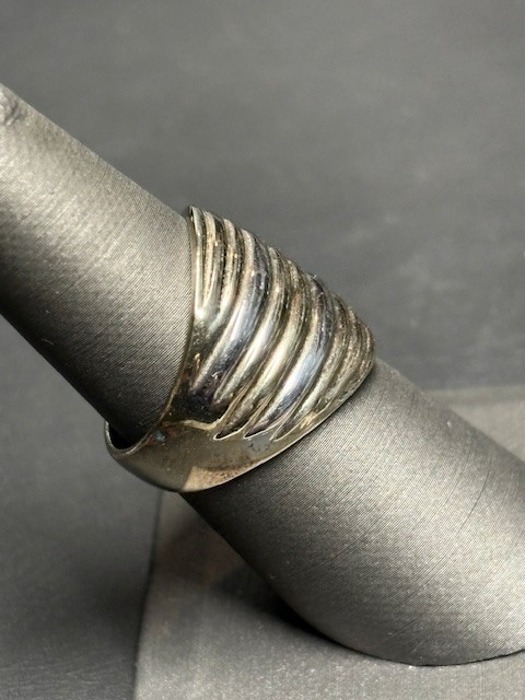 SETA MULTITONE 925 STERLING SILVER RING SIZE 7 - image 3