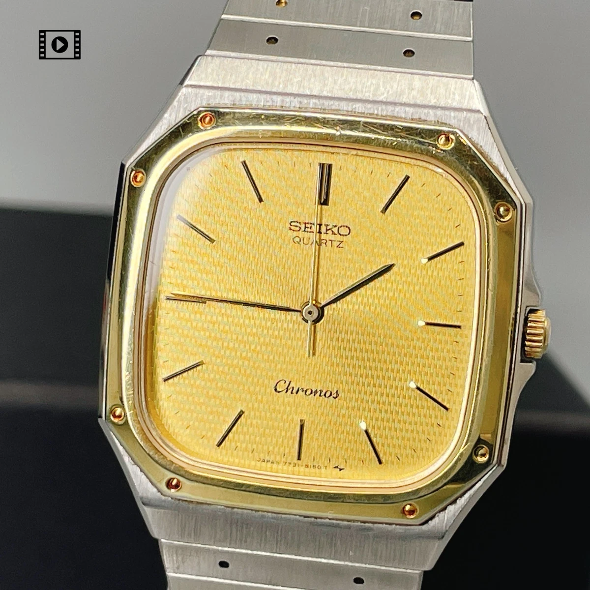Seiko Silver Case Square Wristwatches for sale | eBay 【稼働品 