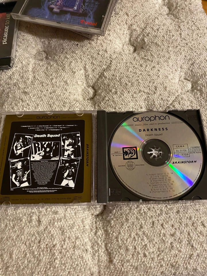 Darkness Death Squad 1987 (1990) FIRST Pressing CD Kreator Sodom Tankard - Image 2 of 4