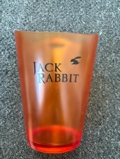 Jack Rabbit 3.5L Plastic Orange Ice Bucket Wine Cooler BBQ Party Man Cave Ø 7.5"