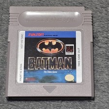Game Boy Batman: The Video Game Nintendo GB Original Authentic Tested