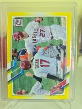 2021 Topps - Angels Mike Trout, Shohei Ohtani #621 Yellow