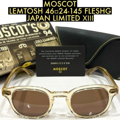 USED [MINT CONDITION] LIMITED EDITION, SOLD OUT: MOSCOT LEMTOSH 46 FLESHG JPNL