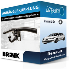 Für Renault Megane Fliessheck 11.2008-09.2012 BRINK Anhängerkupplung abnehmbar