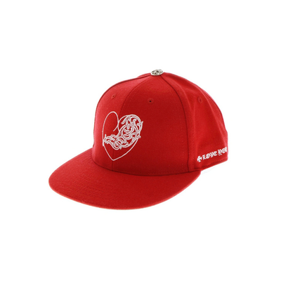 Chrome Hearts Wool Acrylic Serge Red Fitted Hat | eBay