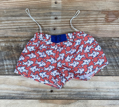 Build A Bear Workshop BABW Orange Sharks Boxer Shorts OS Plush Accessory Bottoms
