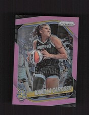 2025 Panini Prizm WNBA #89 Kamilla Cardoso Pink Prizms #/175