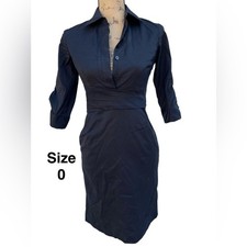 Vintage Ann Taylor Classic Black Long Sleeve Dress