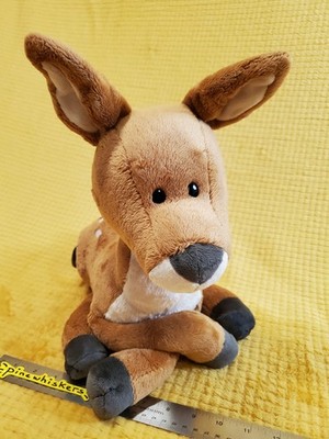 NICI NWT Fawn Deer White Tail Plush Stuffed Animal Germany Floppy Rare Retired