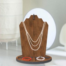 Jewelry Display Stand with Tray Showcase Desktop Chain Display Board Lightweight
