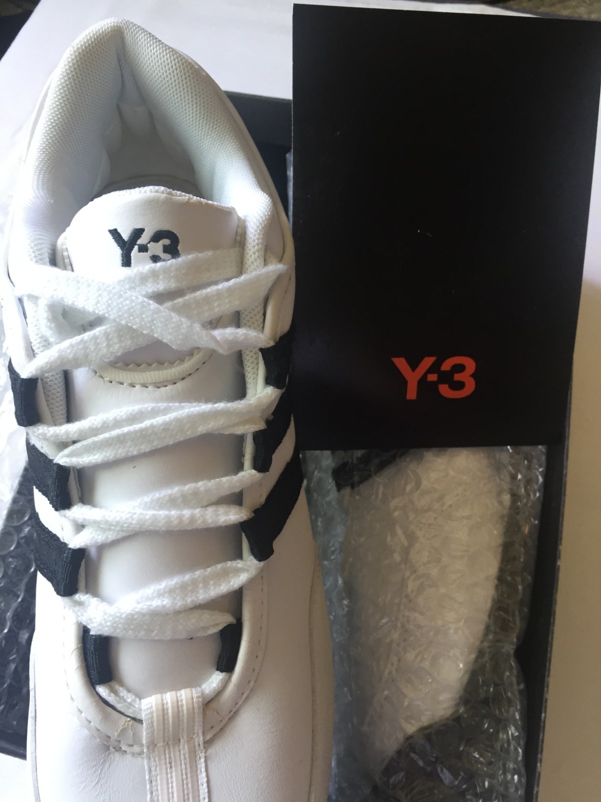 NIB ADIDAS "Y3" YOHJI YAMAMOTO BOXING SNEACKERS. SIZE 9.0 image 9