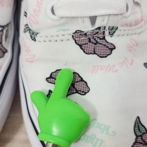 Vans Authentic Thank You White & Floral Men 7.5 Women 9 - Picture 16 of 17