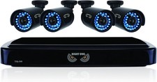 Night Owl Security B-A720-41-4 4 Channel HD Security System with 1 TB HDD NEW 