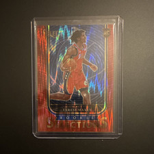 Panini Select 2020-21 Tyrese Maxey Rookie Prizm #7 76ers Basketball Card