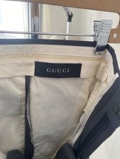 Gucci pants men, color gray 100% wool size 50 Regular