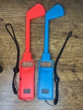 2x Golf Clubs Hand Grip For Nintendo Switch Joy-Con Mario Golf Super Rush Game