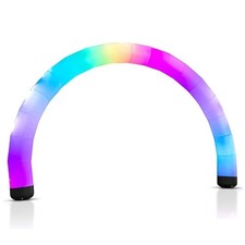 Inflatable Color Changing Arch 9' x 15' x 18"", Sand Bag Base, 4 Modes, Color