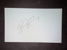 Guilder Rodriguez, RANGERS (2014 Debut) SIGNED 3x5 Index Card (HS)