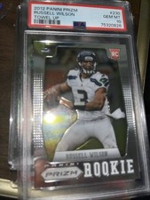 2012 Panini Prizm Russell Wilson #230 Towel Up Rookie Card Seahawks Psa 10 Mint. rookie card picture
