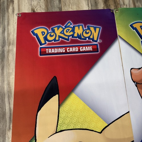 Pokémon Silver Tempest Charizard & Pikachu Promo Fabric Banner Set 6’x2’ - Bild 15 von 22