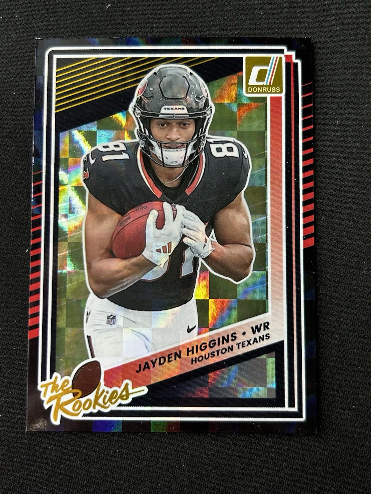 2025 Panini Donruss Football - Jayden Higgins The Rookies RC #11 - Texans