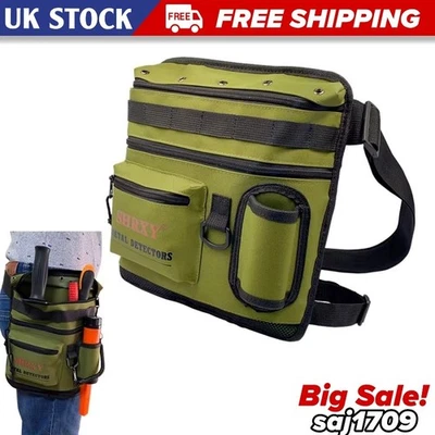 Metal Detector Finds Bag All-Terrain Detecting Pouch for Garden Digger Tools