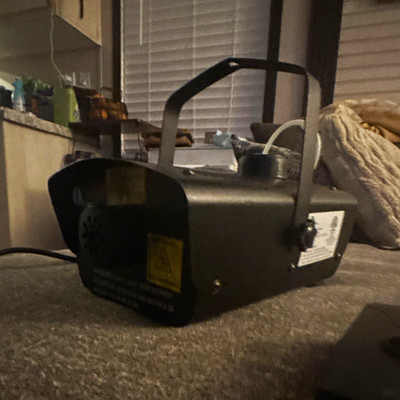 400W Fog Machine w/ Wired Remote, For Water-Based Fluids, 0.3L Tank