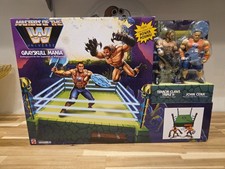 Mattel Masters of the WWE Universe Grayskull Mania Ring Triple H John Cena NISB