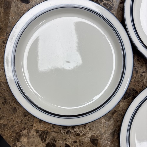 Lot Of 7 Dansk Bistro Christianshavn Blue Salad Plates 8 3/4”. - Picture 4 of 18