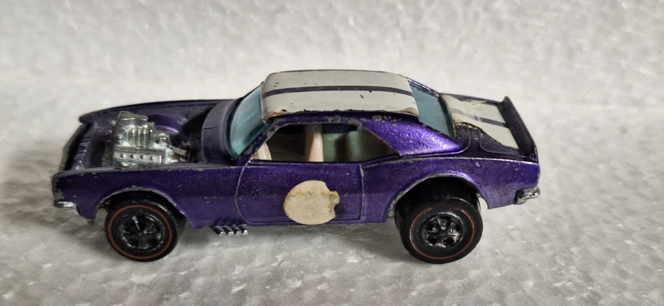 Redline Hot Wheel 1970 - Chevy pesado - púrpura Foto 3 de 4