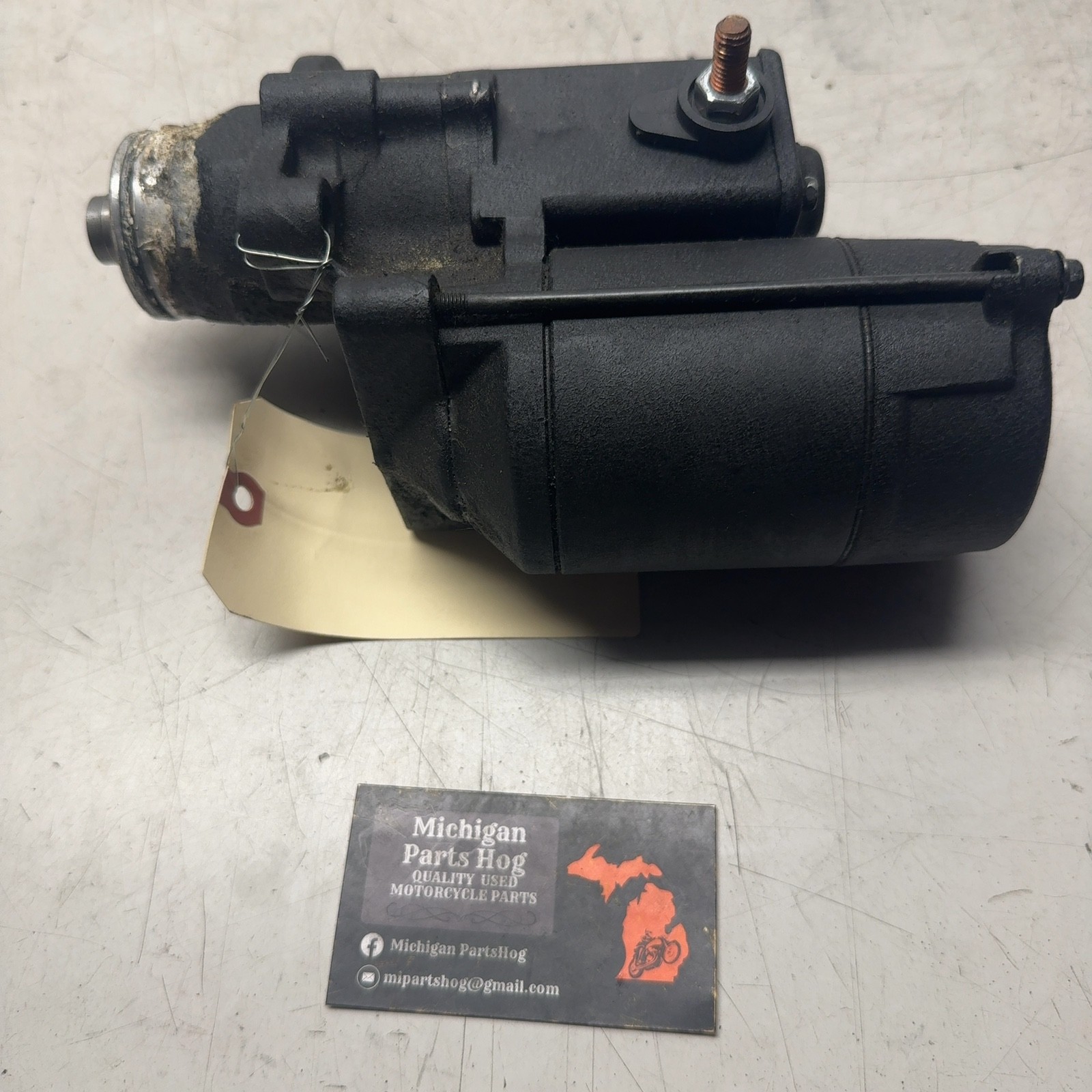 06-16 Harley Touring Softail Dyna OEM Starter Motor Assembly Black 12v