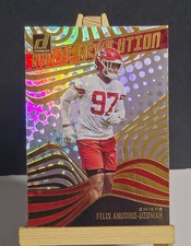 2023 Donruss #RR-23 Felix Anudike-Uzomah RC Rookie Revolution Chiefs Foil Insert