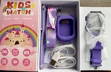 NWB OKYUK 4G Smartwatch, Kids Watch w/SIM Card, Games, SOS Emergency Call Button