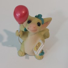 Pocket Dragon For Your Birthday 013840 Signed Real Musgrave 2002 Balloon Rare