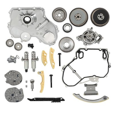 Labwork Timing Chain Kit VCT Selenoid Actuator Oil & Water Pump For GM Ecotec