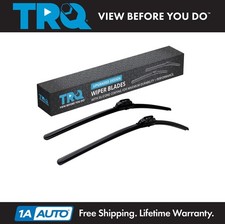 TRQ Windshield Wiper Blades 20 & 22 Inch Silicone Coated & Water Repellent Wiper