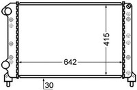 Mahle MotorküHler WasserküHler CR 753 000S FüR Doblo Fiat GroßRaumlimousine 16V