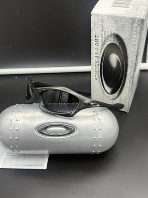 NEW* Rare Vintage Oakley Splice Sunglasses Polarized black Iridium Lens