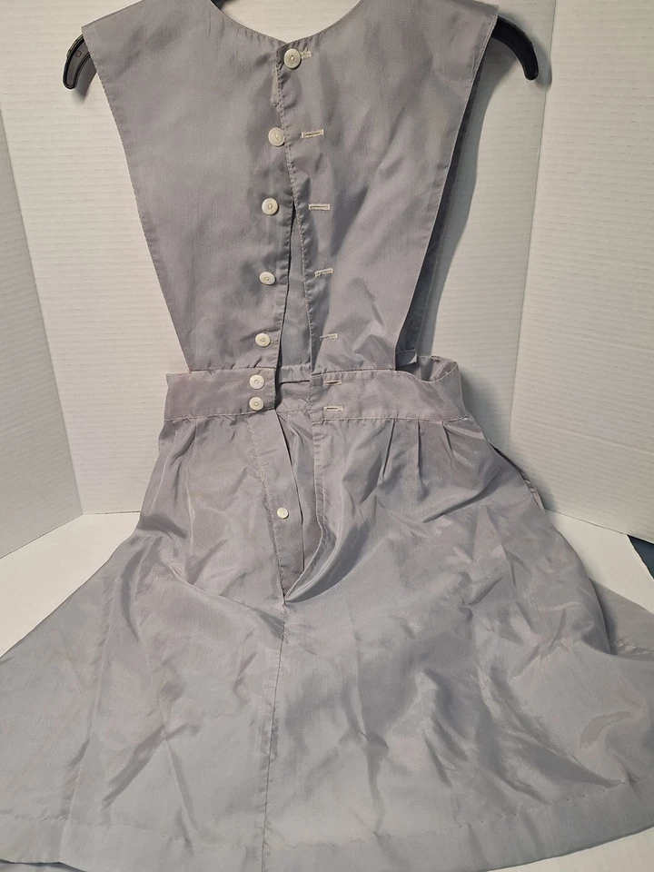 Vestido para niños Pennys Brentwood vintage años 60, talla 12 juvenil, nailon, gris Foto 2 de 4