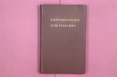 334357 K. Scholz EMPFEHLUNGEN ZUM STALLBAU VEB Deutscher Landwirtschaftsverlag