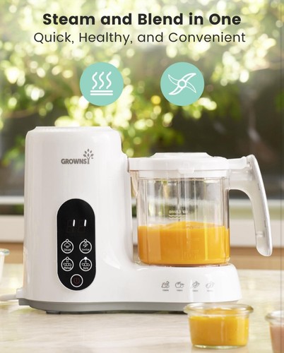 GROWNSY Baby Food Maker Baby food Processor All-in-One 7-in-1 White BL603 - NEW - Picture 7 of 14